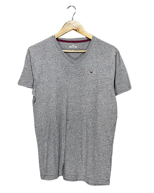 Hollister Gray T Shirt For Men Medium