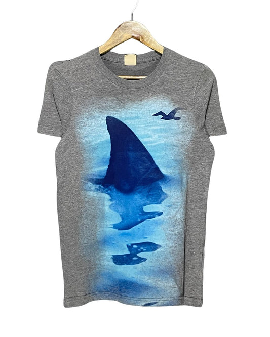 Hollister Gray T Shirt For Men Small
