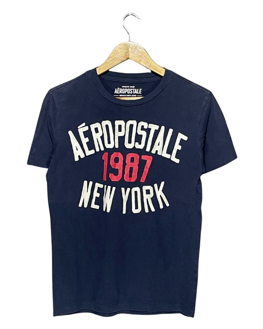 Aeropostale  Blue T Shirt For Men Small