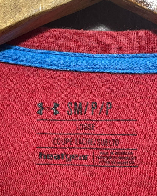 Under Armour Red T Shirt For Men Small