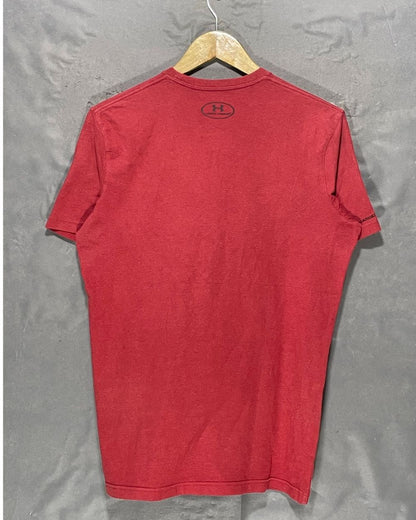 Under Armour Red T Shirt For Men Small