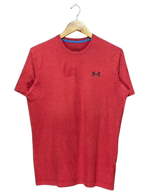 Under Armour Red T Shirt For Men Small