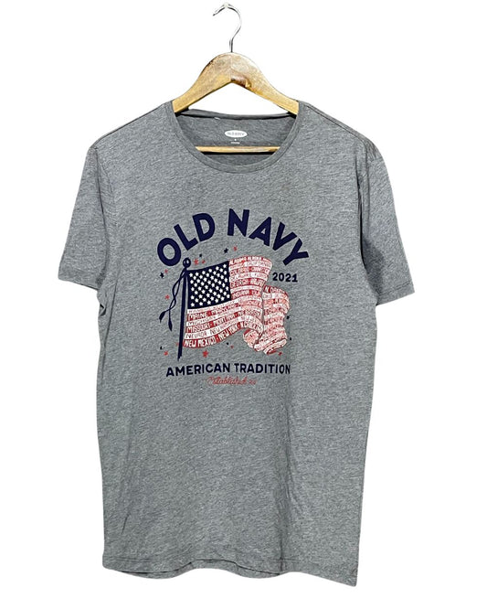 Old Navy Gray T Shirt For Men X Small