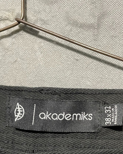 Akademiks Black Jeans For Men XX Large