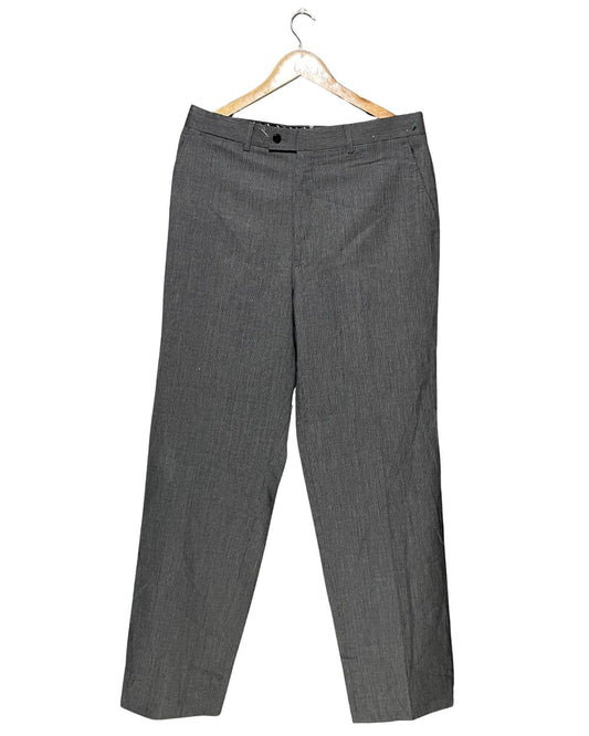Louis Raphael Studios Gray Cotton Dress Pant For Men Medium