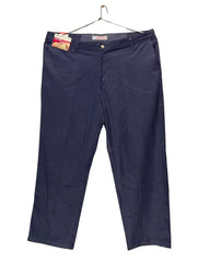 Lee Blue Cotton Dress Pant For Men X Large