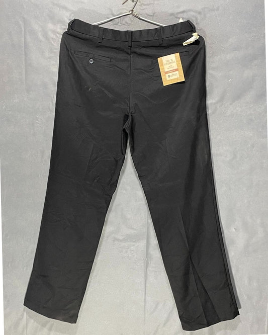 Hagger Black Cotton Dress Pant For Men Medium
