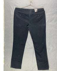 Black Brown Black Cotton Dress Pant For Men X Large