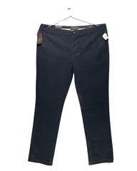 Black Brown Black Cotton Dress Pant For Men X Large