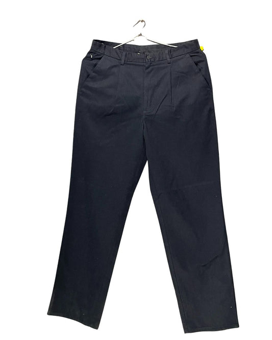 Preloved Labels Black Cotton Dress Pant For Men Medium