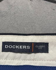 Dockers Black Cotton Dress Pant For Men Large
