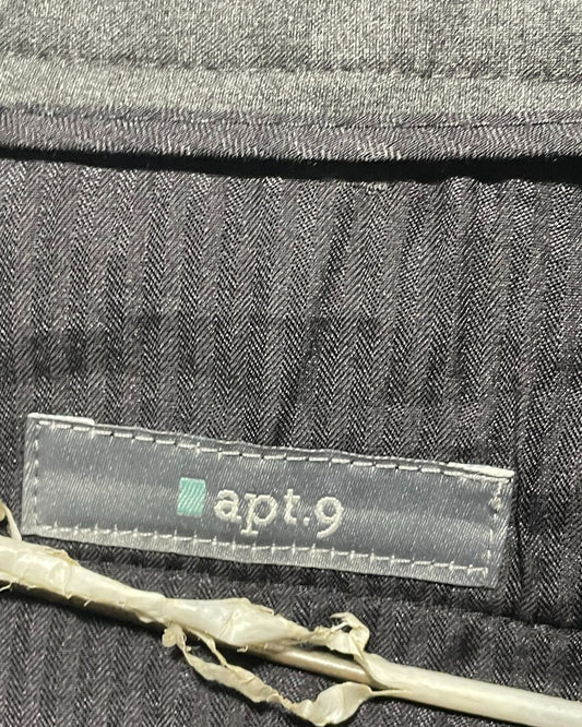 Apt.9 Gray Cotton Dress Pant For Men X Large