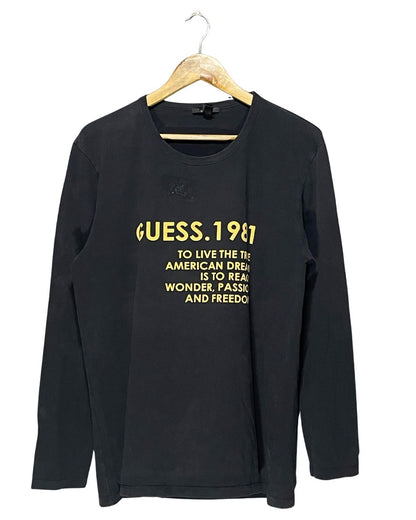 Guess Black T Shirt For Men M