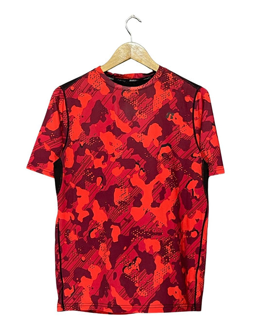 Russell Red Sport T Shirt  For Men Small