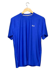 Under Armour Blue Sports T Shirt For Men Medium