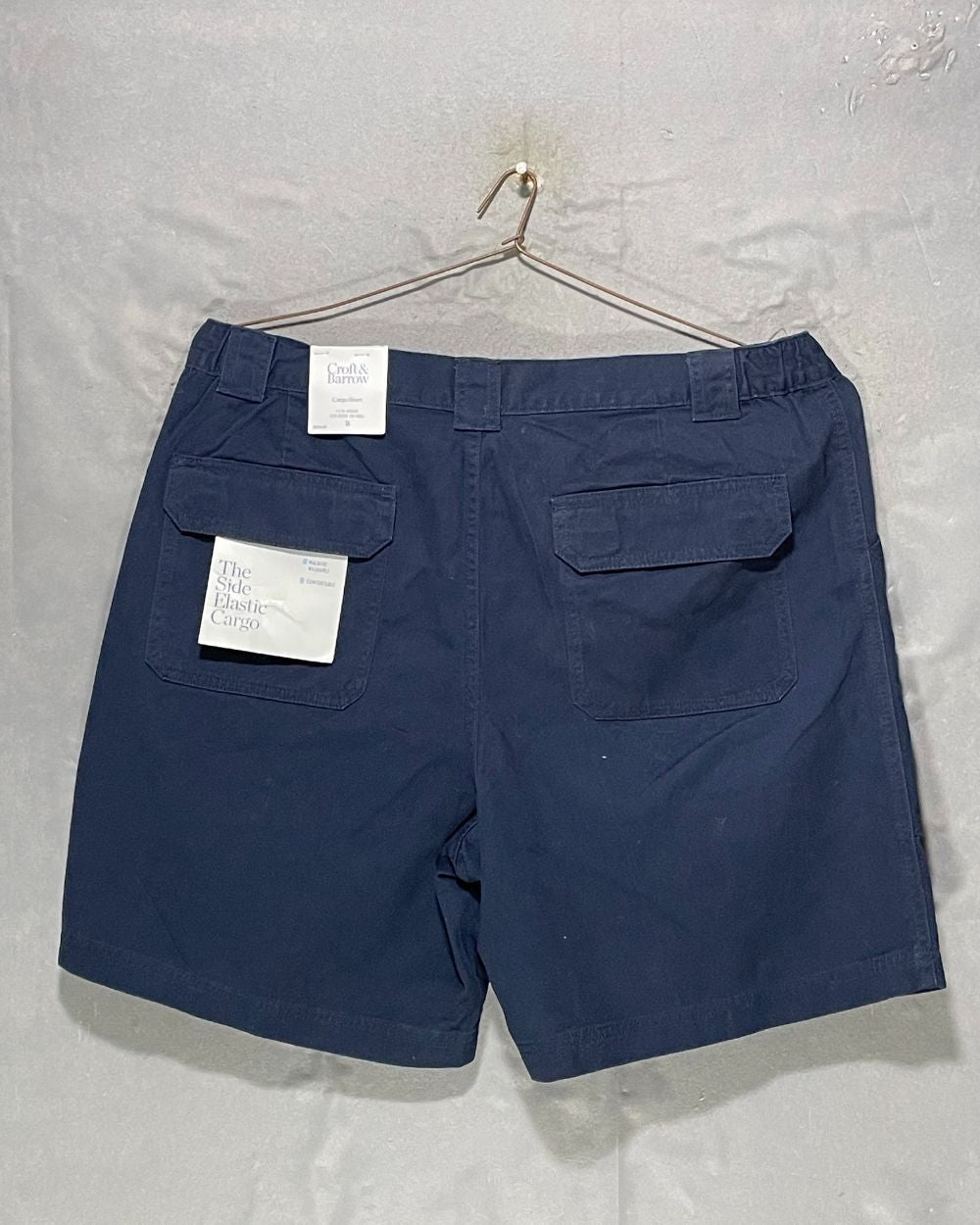 Croft & Barrow Blue Cotton Short For Men XL