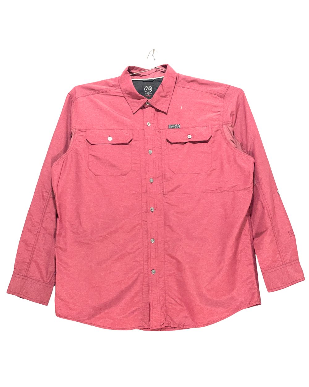 Wrangler Maroon Cotton Shirt For Men XXL