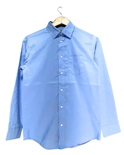 Izod Blue Cotton Shirt For Men S