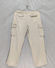 Preloved Label Khaki Cotton For Men Cargo Pant L