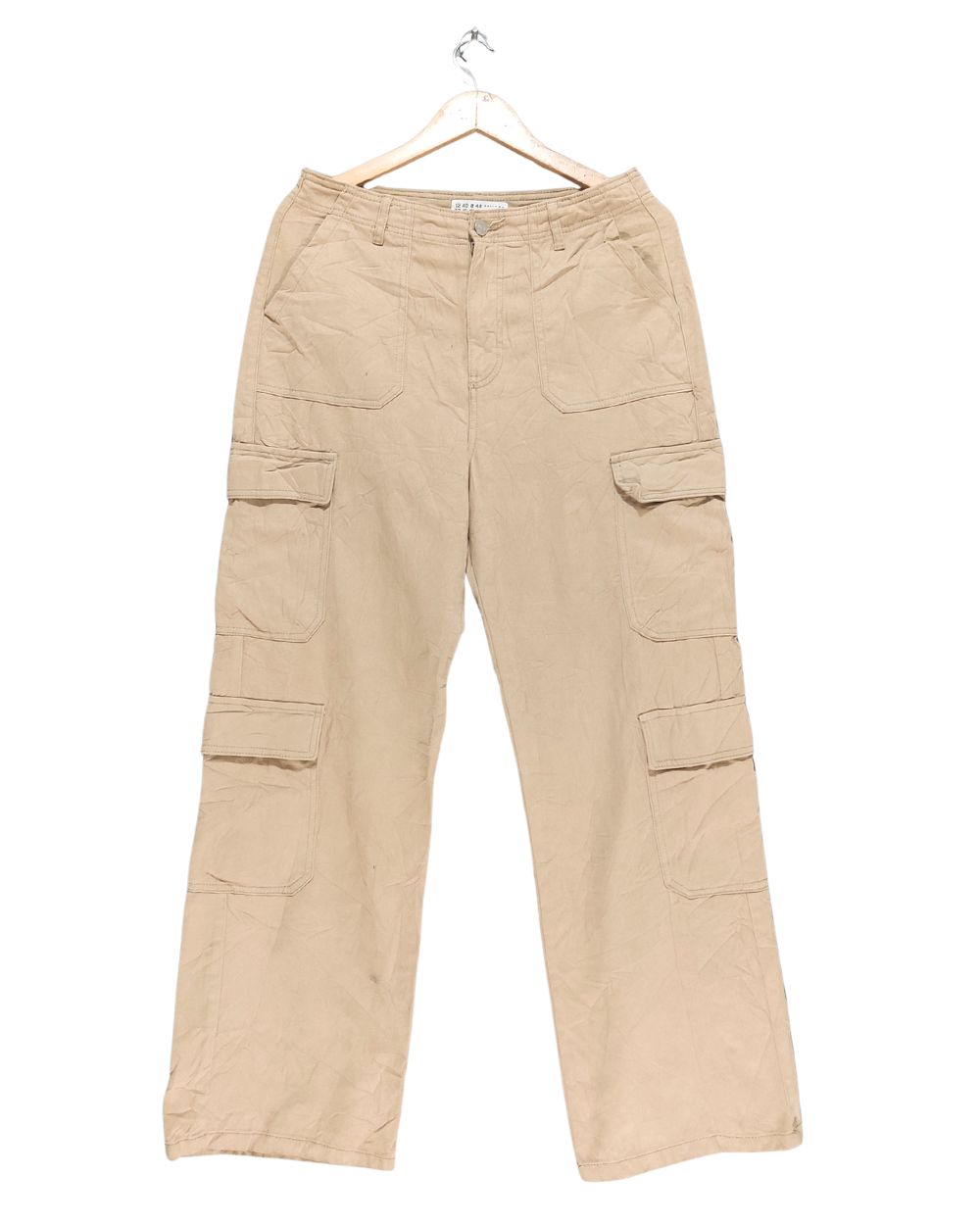 Primark Khaki Cotton For Men Cargo Pant M