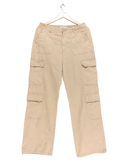 Primark Khaki Cotton For Men Cargo Pant M