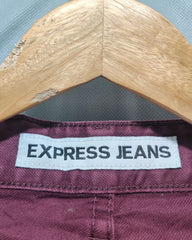 Express Maroon Jeans For Men M