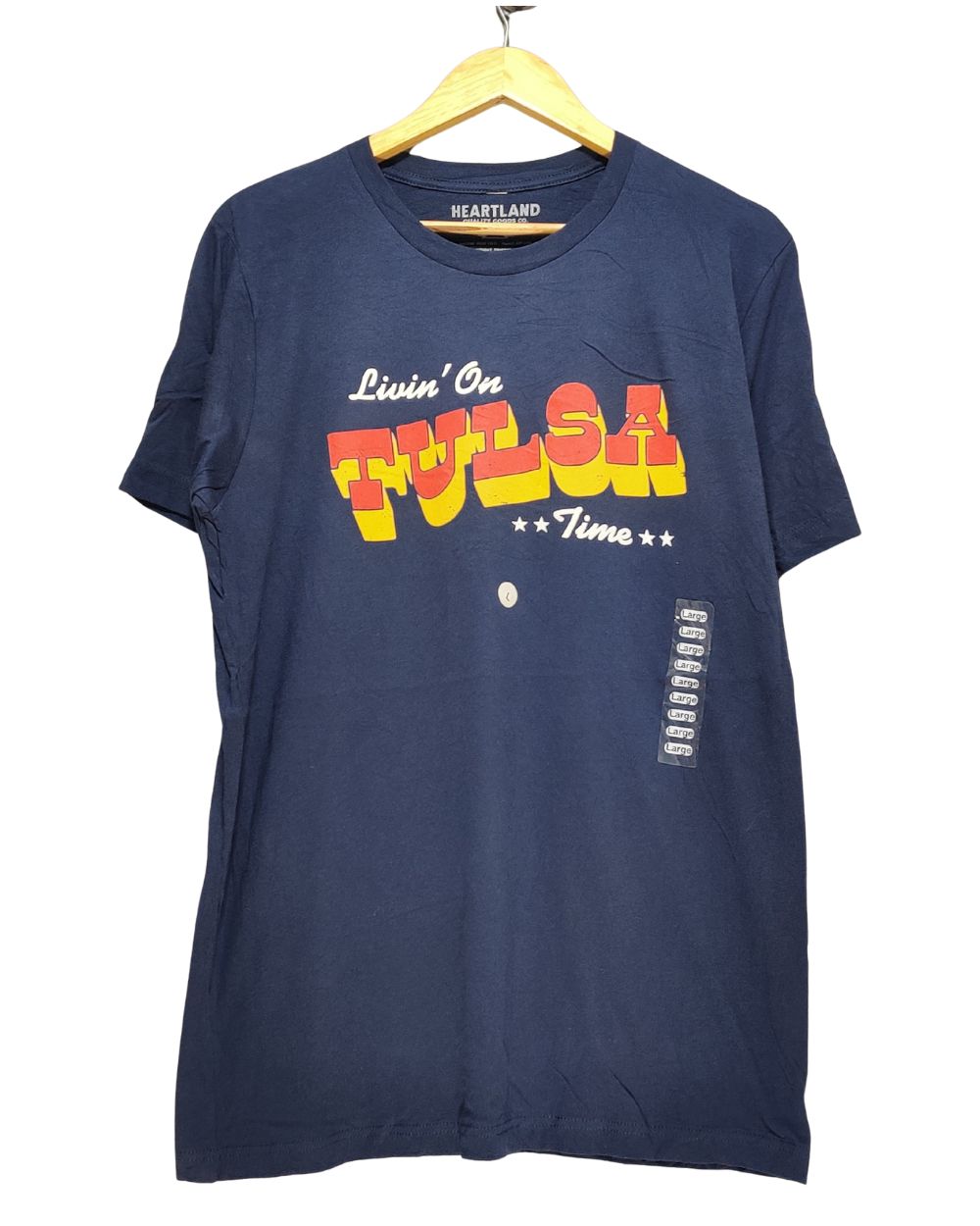 Heartland Blue T Shirt For Men M