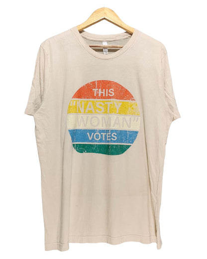 Canvas Cream T Shirt For Men XL