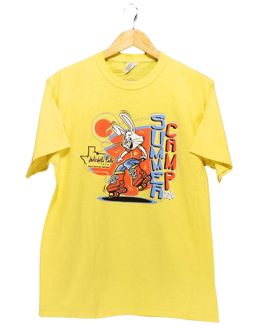 Port & Company Yellow T Shirt For Men M