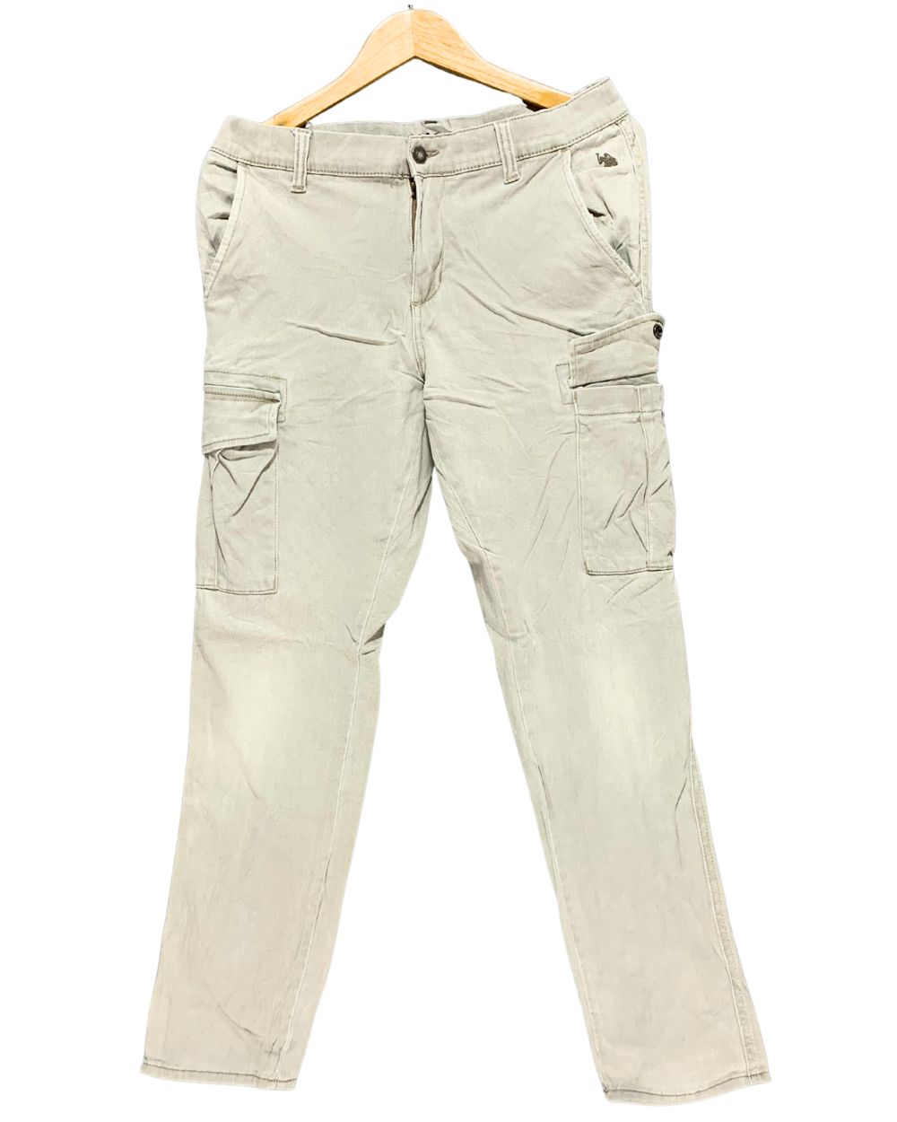 Polo U.S. Assn Cream Cotton For Men Cargo Pant M
