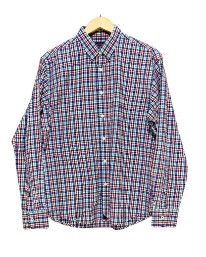 Untuckit Blue Cotton Shirt For Men Large