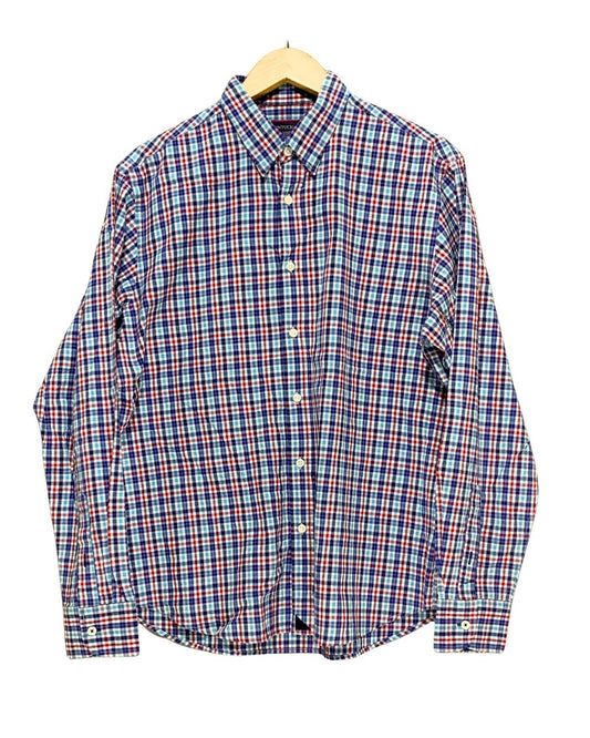 Untuckit Blue Cotton Shirt For Men Large