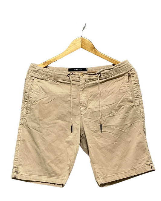 Zara Men Khaki Cotton Short For Men Medium