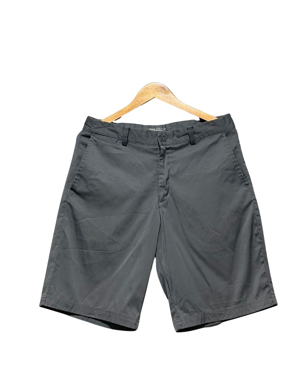Nike Golf Gray Cotton Short For Men Medium