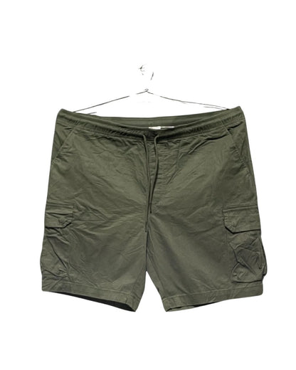 Good Fellow Green Cotton Short For Men Large