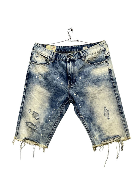 Smoke Rise Blue Denim Short For Men XL
