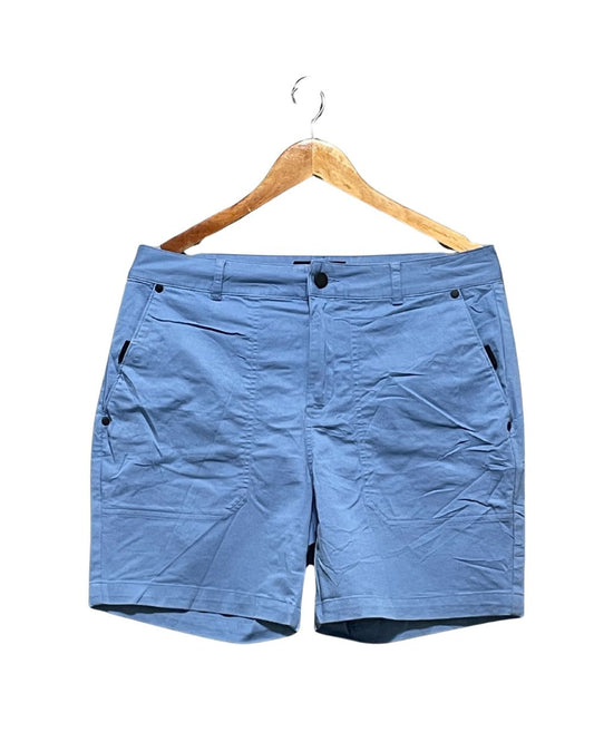 Aether Blue Cotton Short For Men Medium