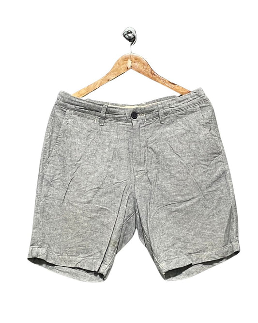 H&M Gray Cotton Short For Men Medium