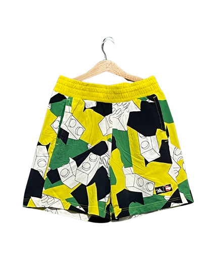 Adidas  Yellow Cotton Short For Kids 12 Years