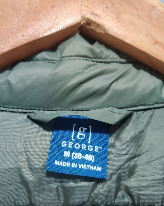 George Green Puffer Jacket For Men Medium