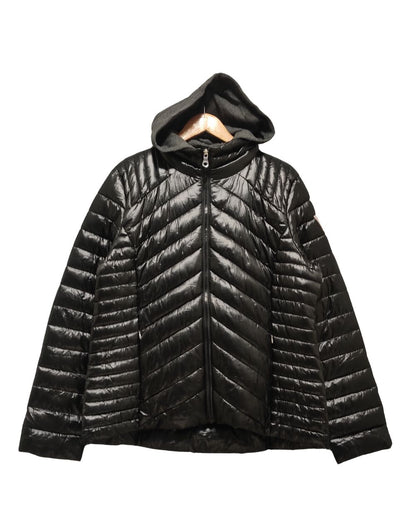 Guess Black For Women Puffer Hood Jacket Medium