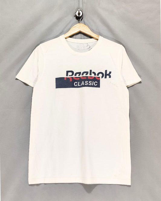 Reebok White T Shirt For Men Medium