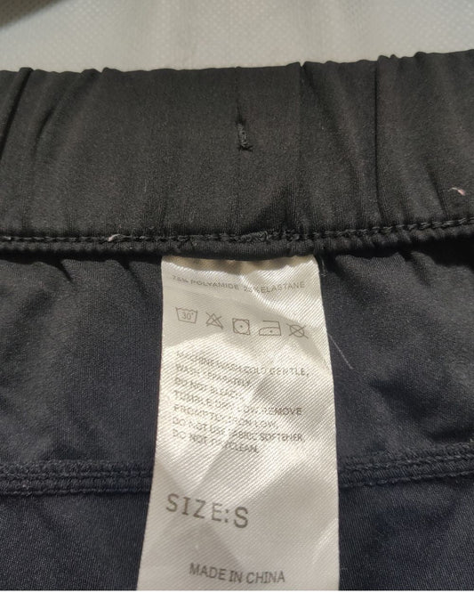 Preloved Label Black Sport Trouser For Women Large