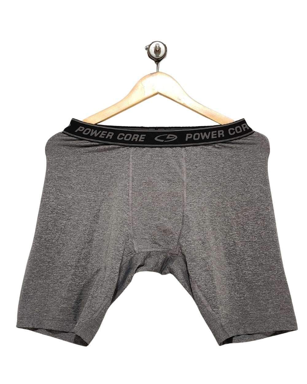 Power Core Gray Boxer Underwear For Men Large