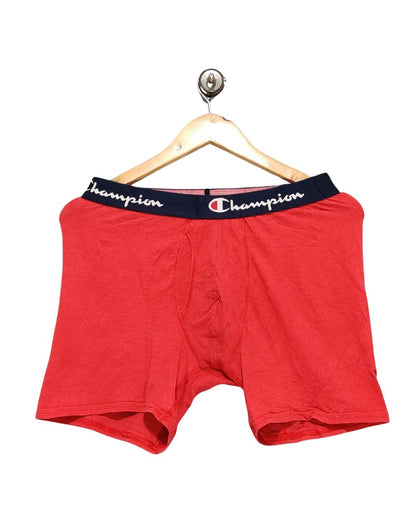 Champion Red Boxer Underwear For Men Large