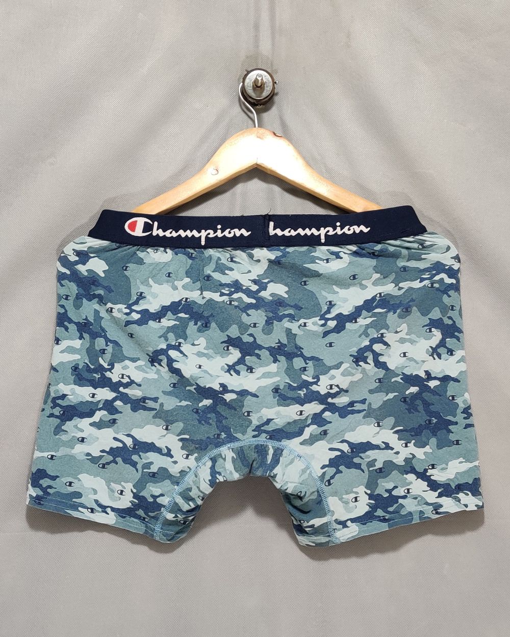 Champion Gray Boxer Underwear For Men Large