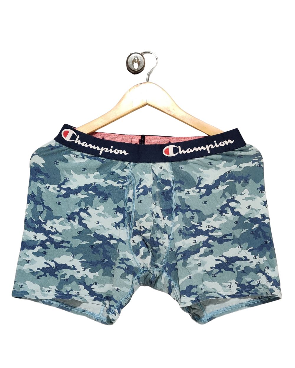 Champion Gray Boxer Underwear For Men Large