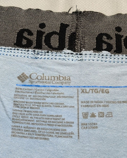 Columbia Blue Boxer Underwear For Men X Large
