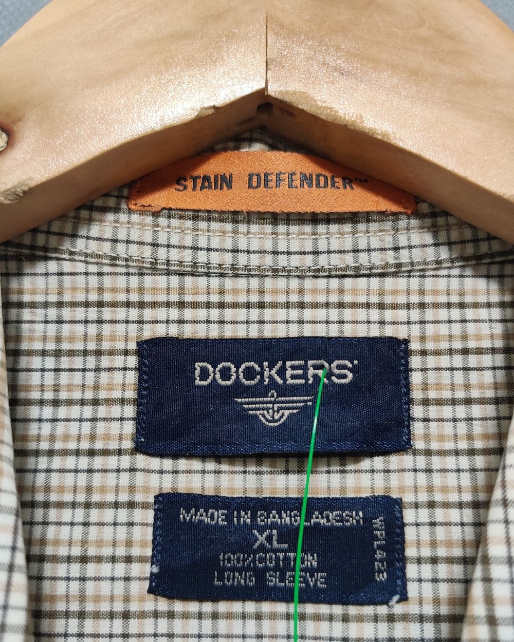 Dockers Cream Shirt For Men XL