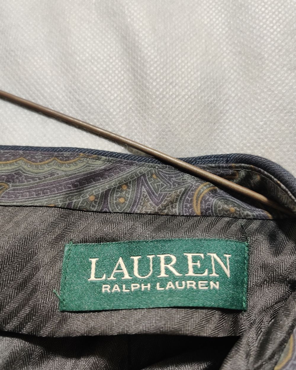 Ralph Lauren Blue Cotton Dress Pant For Men L